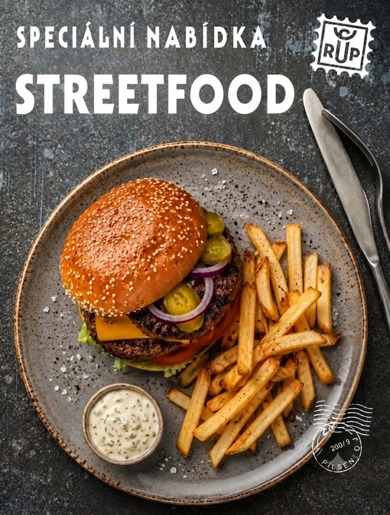 SPECIÁLNÍ NABÍDKA STREETFOOD Restaurace U pošty