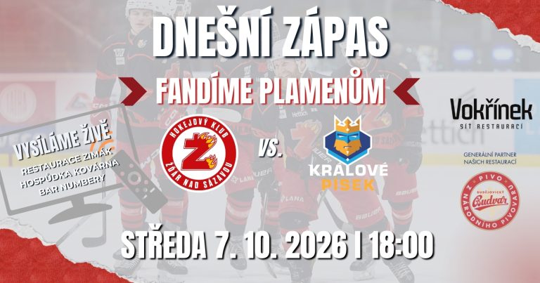 🔥 DNEŠNÍ ZÁPAS: FANDÍME PLAMENŮM! 🏒